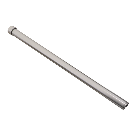 Geborsteld nikkel verlengstuk – verhoger voor onze opbouw douchesets (300 mm)