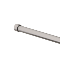 Geborsteld nikkel verlengstuk – verhoger voor onze opbouw douchesets (300 mm)