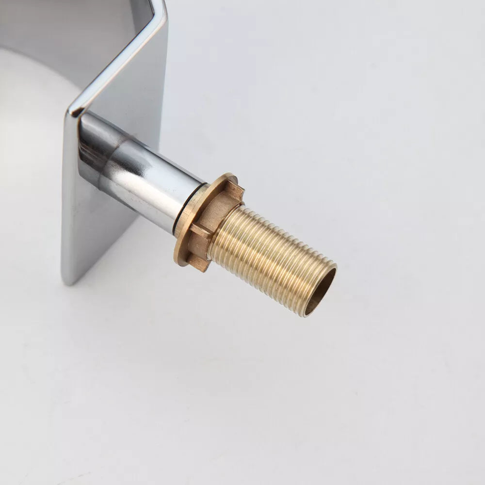 Waterval badkraan Swan 5-delig chroom met handdouche