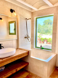 Nostalgische Bronzen Badkraan