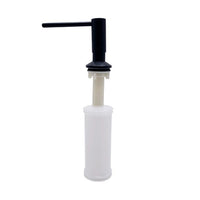 Inbouw Zeepdispenser Zwart 350ml