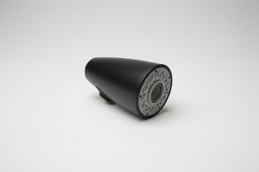 Kitchen faucet black spray head
