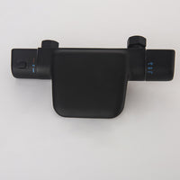 Thermostatische waterval badkraan met handdouche – mat zwart