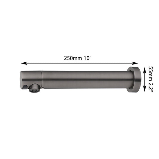 Gun metal sensorkraan muurbevestiging