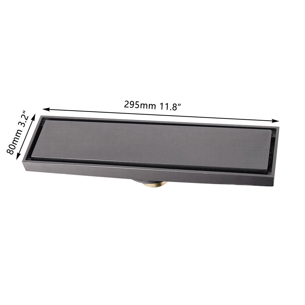 Handdoekhouder Sanilux Lunar 60x15x15 cm Staal Gunmetal Handdoekhouder Sanilux Lunar 60x15x15 cm Staal Gunmetal