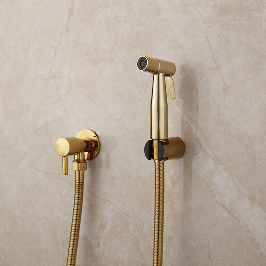 Bidetbrause goldfarben kalt