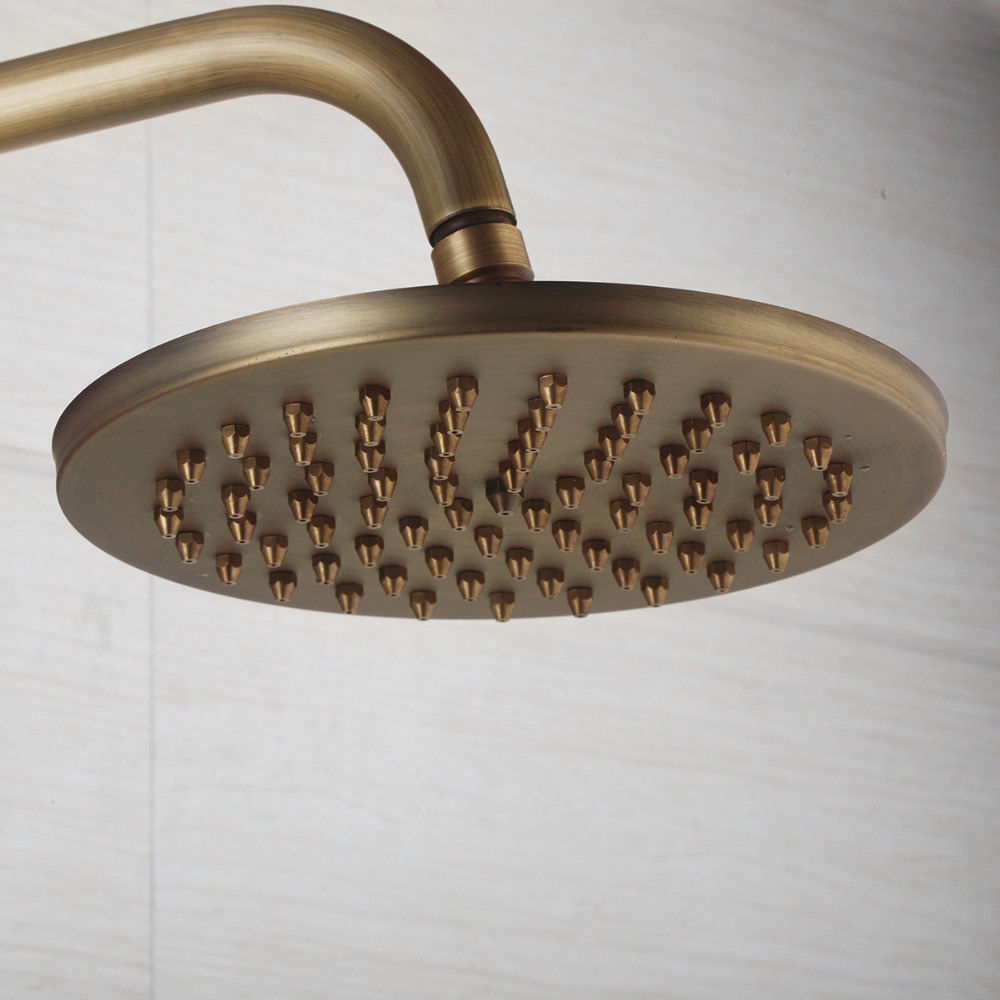 Antiek bronzen inbouw doucheset