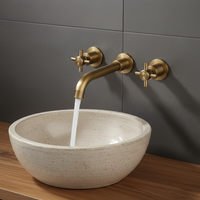 Nostalgischer Wandhahn aus Bronze