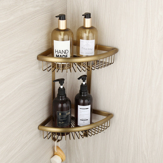 Shampoo-Ablage in Bronzeausführung