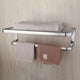 Modern chrome towel rack wall mount