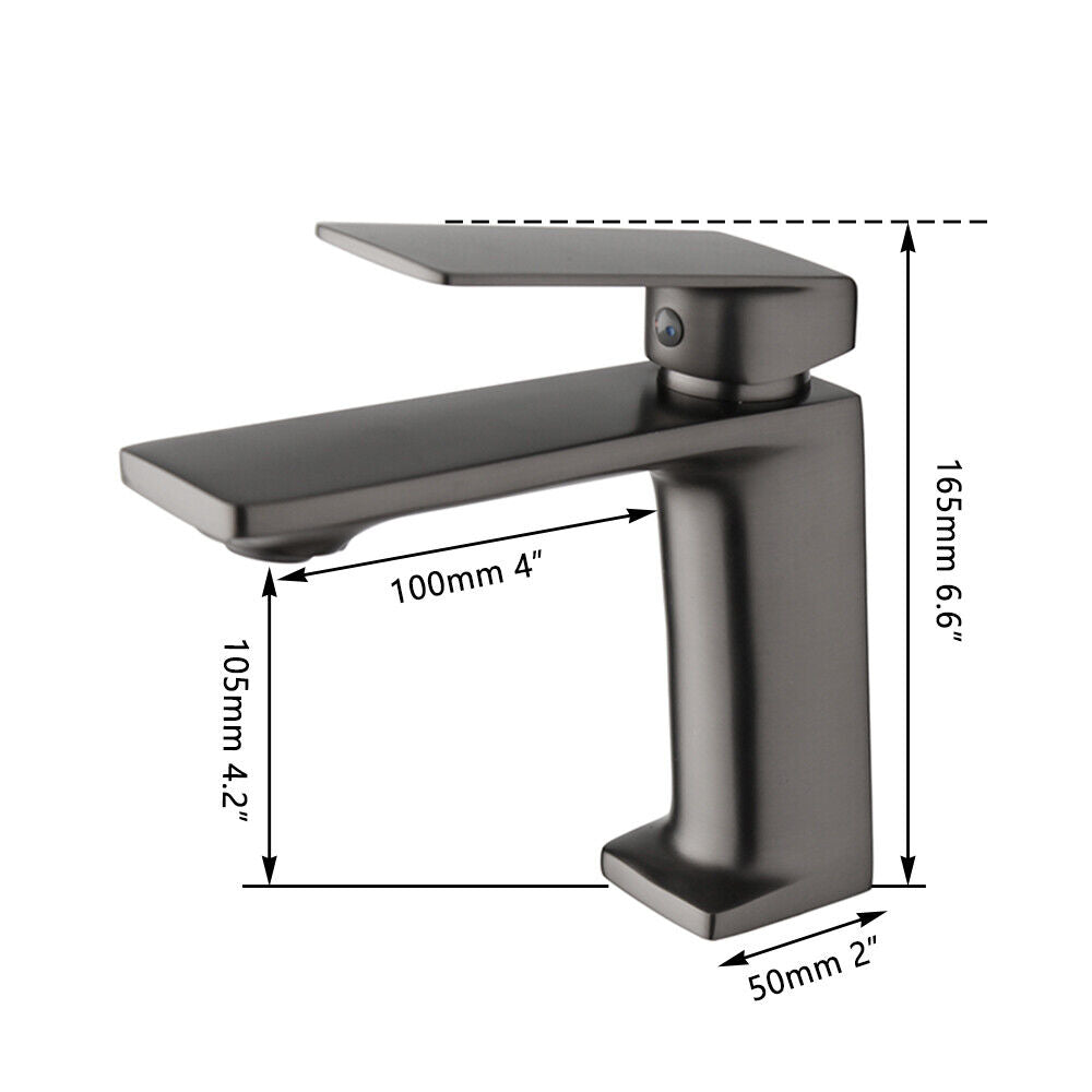 Wastafel mengkraan gun metal