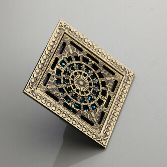 Nostalgischer Duschablauf in Bronze-Optik