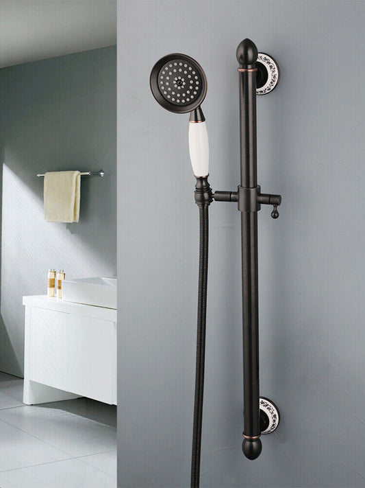 Ölbronzefarbene Gleitstange mit Handbrause