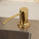 Goldfarbene integrierte Seifenpumpe