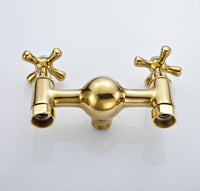 Gouden opbouw douche-set