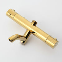 Luxe gouden thermostatische regendouche