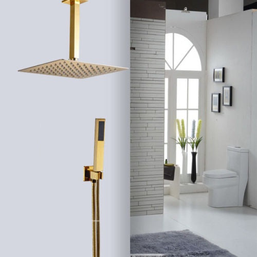 Thermostatische gouden douche