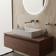 Gun metal swivel wall tap