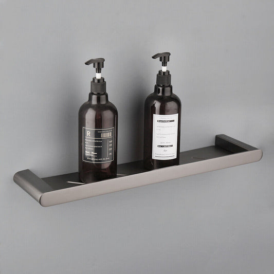 Elegantes Gunmetal-Regal für Bad oder Toilette
