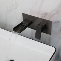 Gun metal inbouw waterval mengkraan