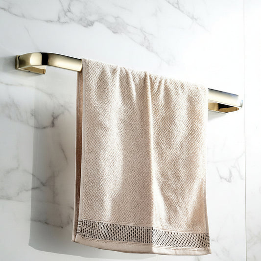 Gold towel holder