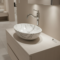 Nostalgische Chroom Wastafelkraan