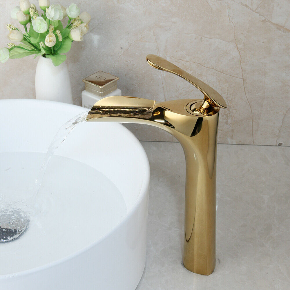 Elegante Gouden Watervalkraan