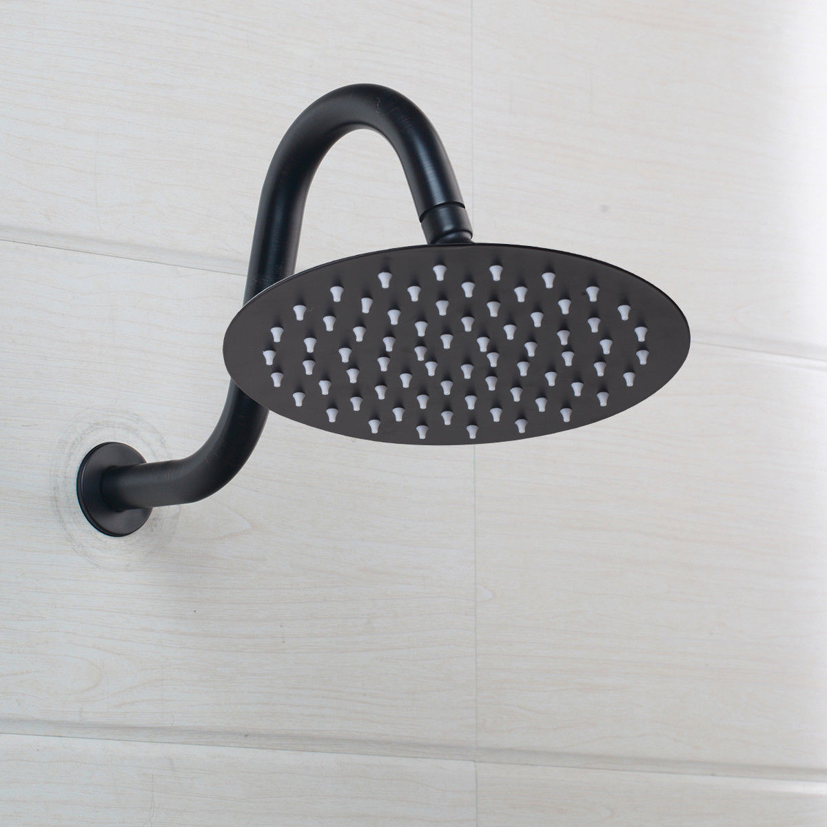 Gewreven olie bronzen inbouw douche