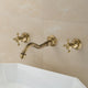 Badique bronzen inbouw muurkraan