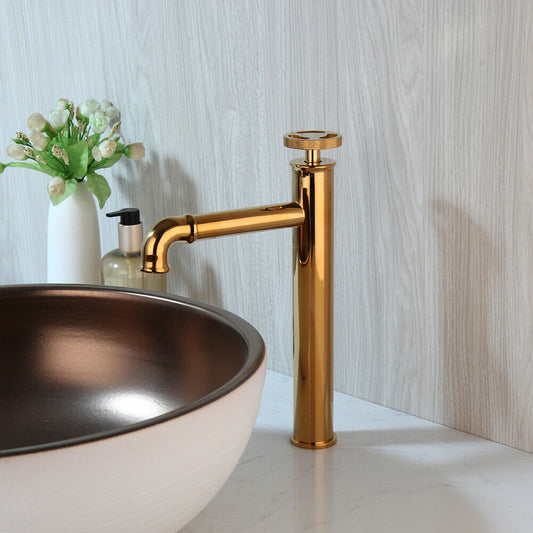 Goldfarbene integrierte Bedienhebel