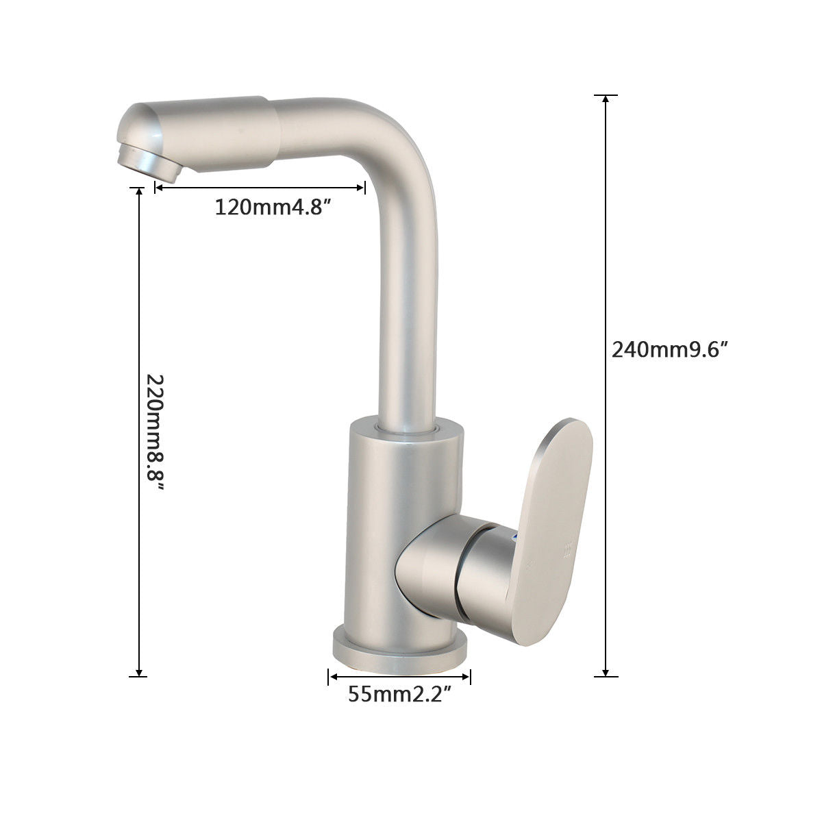 Wastafelkraan aluminium