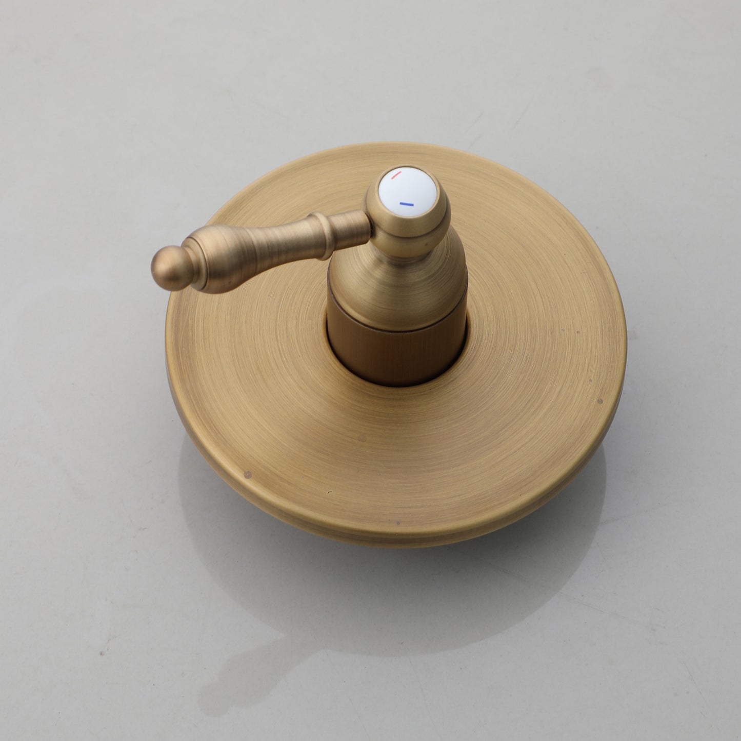 Landelijke inbouw regendouche set – Bronskleur – 22 cm douchekop