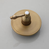 Landelijke inbouw regendouche set – Bronskleur – 22 cm douchekop