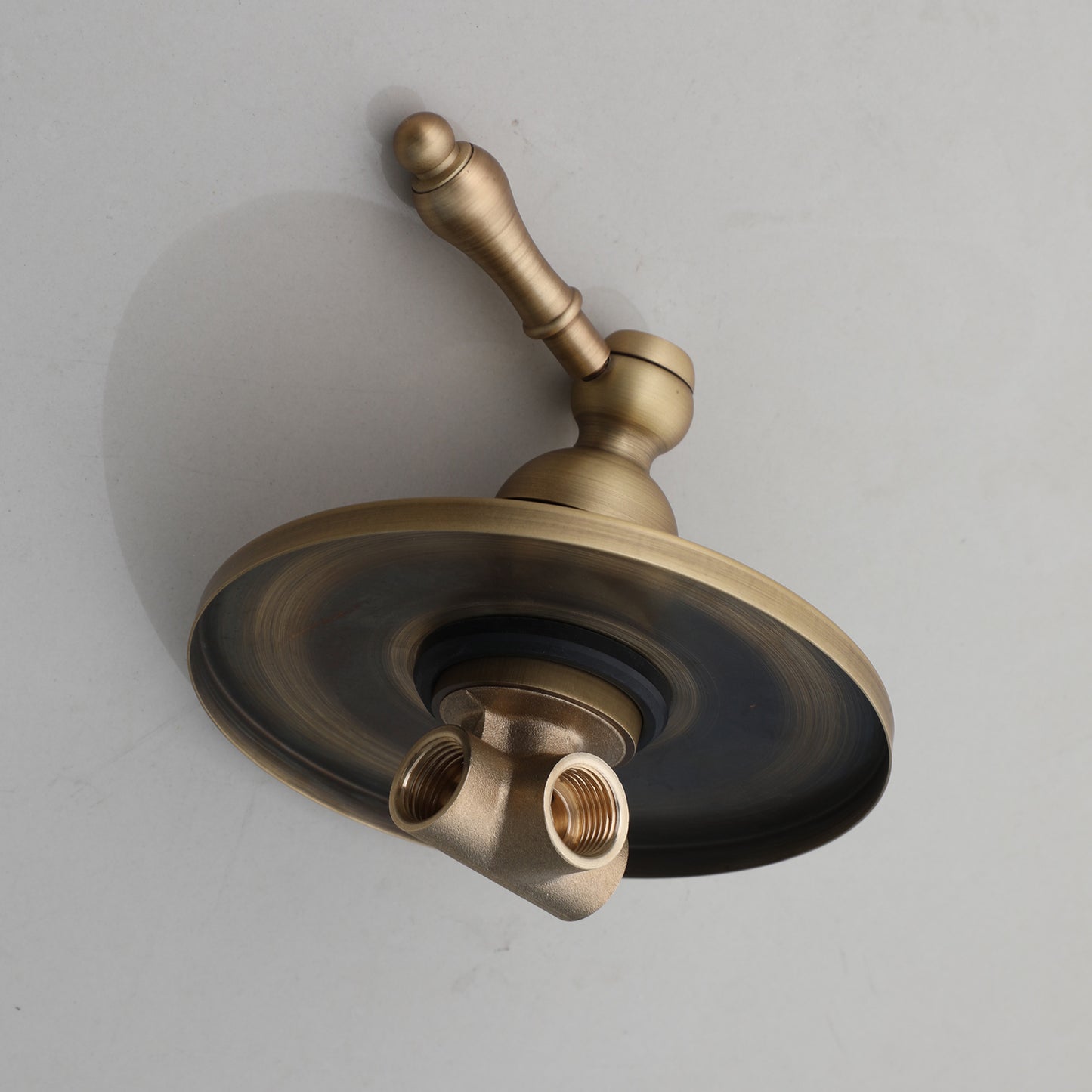 Landelijke inbouw regendouche set – Bronskleur – 22 cm douchekop