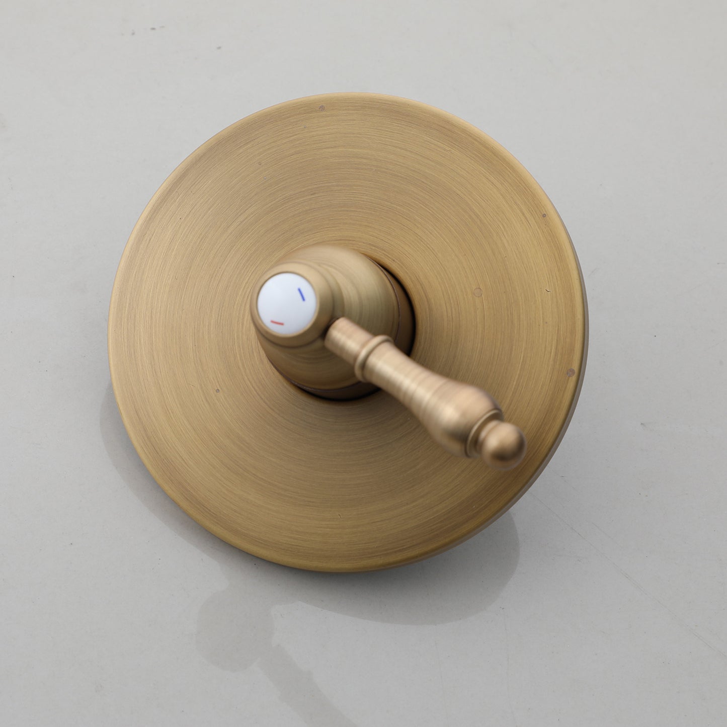 Landelijke inbouw regendouche set – Bronskleur – 22 cm douchekop