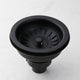 Country black sink drain