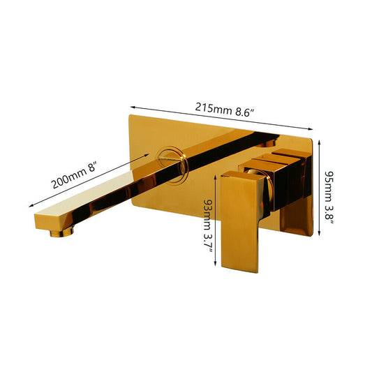 Gouden inbouw kraan