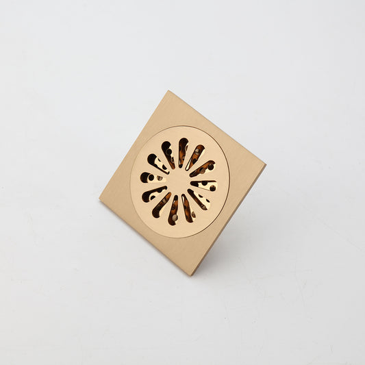 Nostalgischer Duschablauf aus Bronze