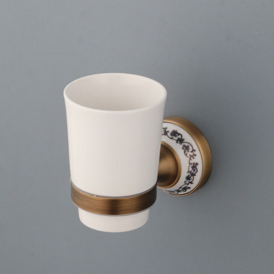 Bronzefarbener Zahnputzbecherhalter