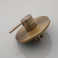 Nostalgische inbouw regendouche set – Bronskleur