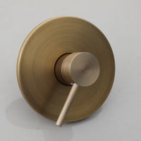 Nostalgische inbouw regendouche set – Bronskleur