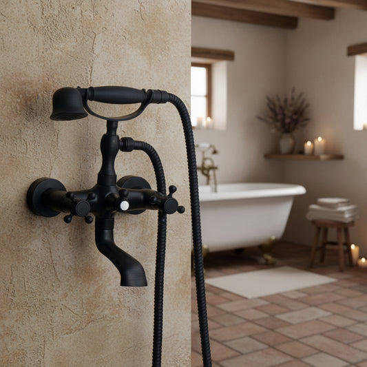 Badique Olie bronzen bad-kraan