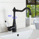 Nostalgic oil bronze washbasin tap