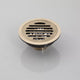 Bronze-colored Country Round Shower Drain with Smell Trap