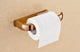 Toilet roll holder in rose gold color