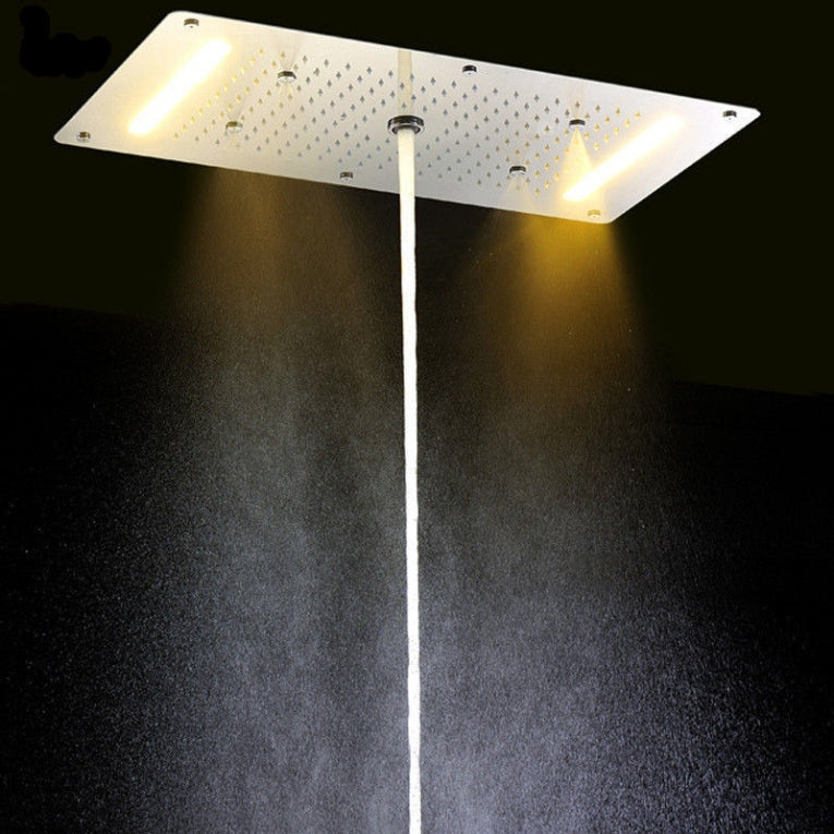 Luxe waterval LED stortdouche combinatie