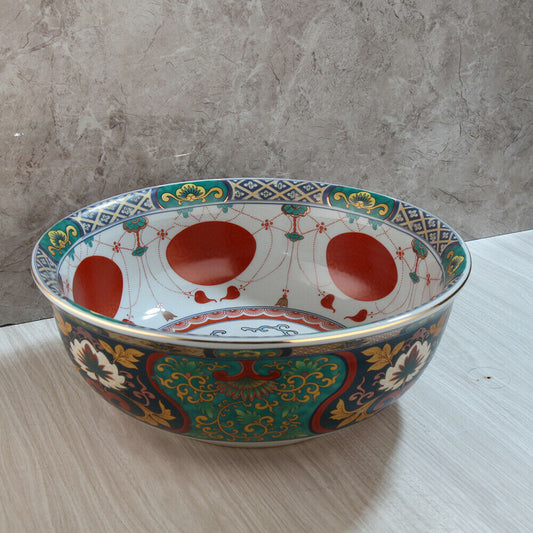 Elegante Waschschüssel aus Steingut