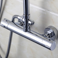 Thermostatische chroom douche-set incl. handdouche