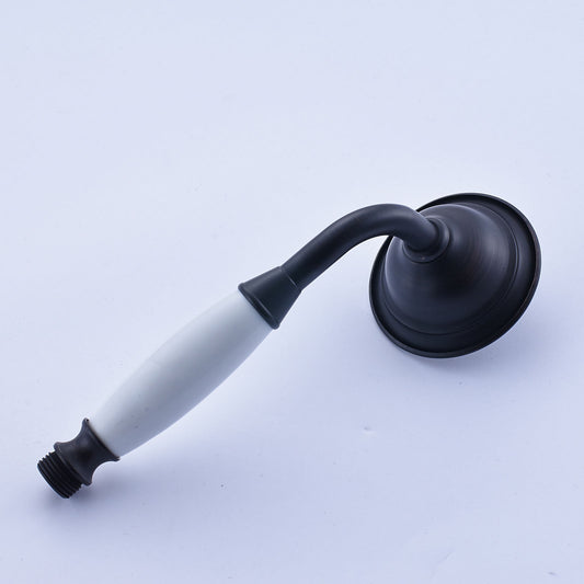 Badique Nostalgische gewreven olie brons afgewerkte handdouche met keramiek handvat