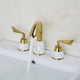 3-piece gold bath tap